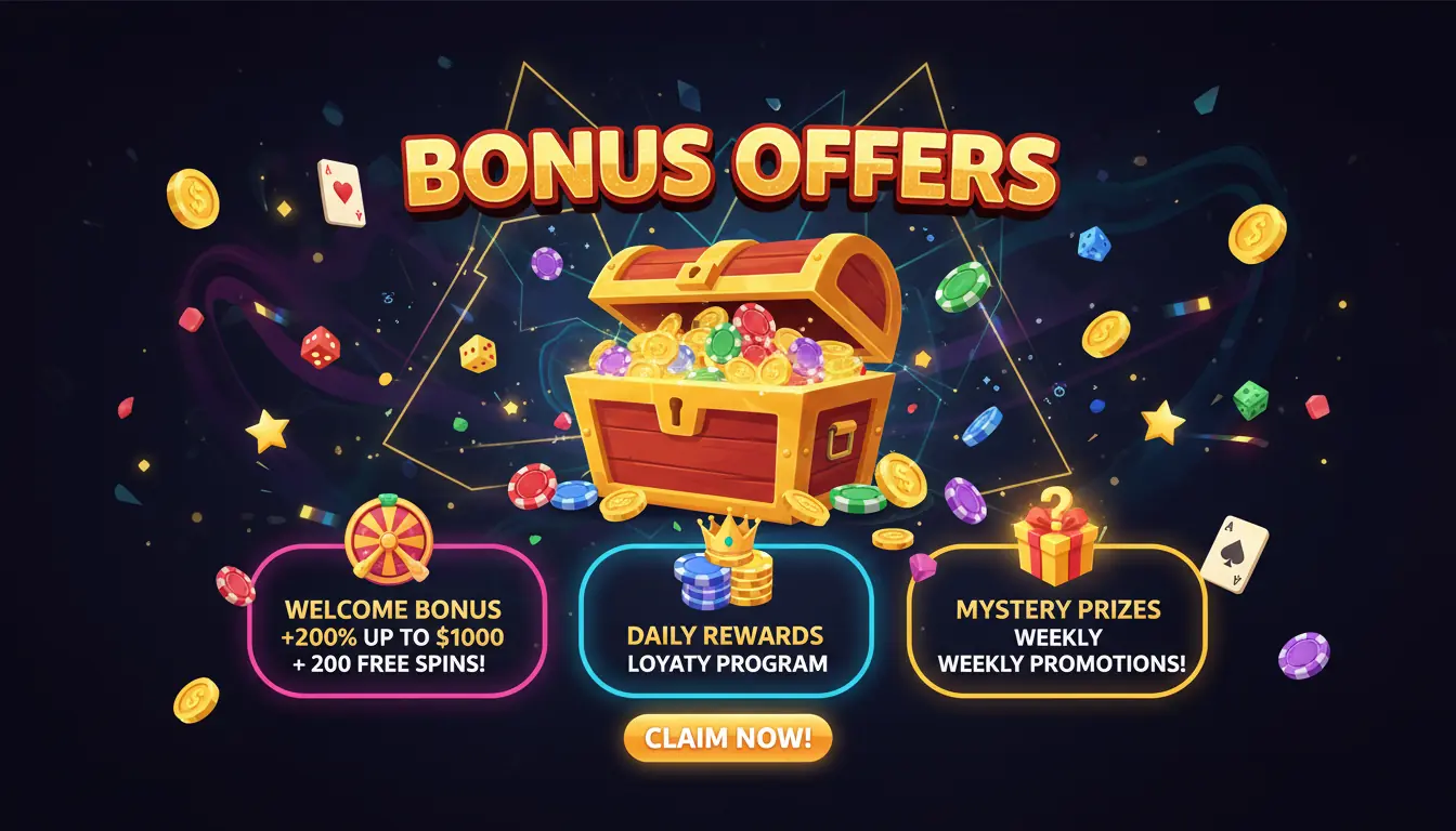 Bonus offers Avantgarde casino